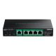 5. Trendnet TPE-B541 Switch, Managed, Gigabit Ethernet, Full Duplex, PoE, Wall Mountable
