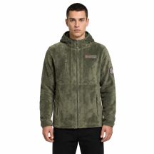 Geographical Norway UPLOAD HOOD OLIVE DB MEN 224 Men's Fleece Jacket (WY3387H/GN-OLIVE)