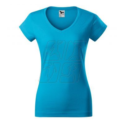 3. Malfini Fit V-neck T-shirt W MLI-16244