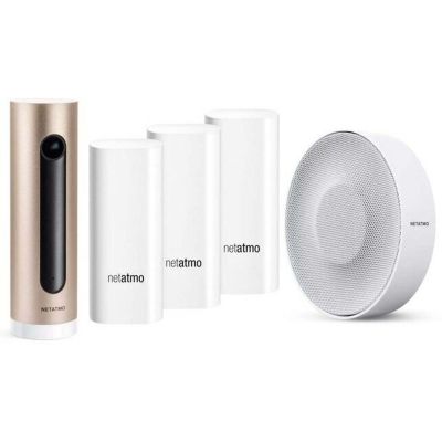 Netatmo NBU-ICCS camera with sensors and siren set