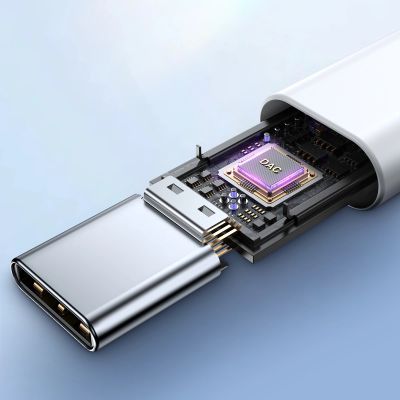 13. Joyroom JR-EC05 USB-C in-ear headphones - white