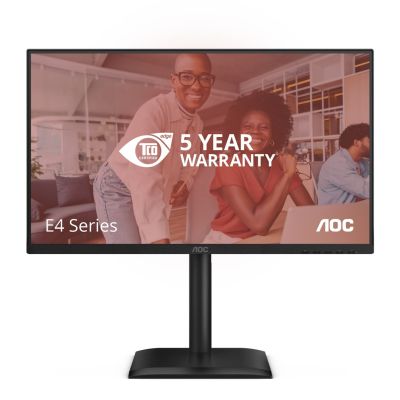 26. AOC 24E4U Computer Monitor 60.5 cm (23.8") 1920 x 1080 px Full HD LED Black