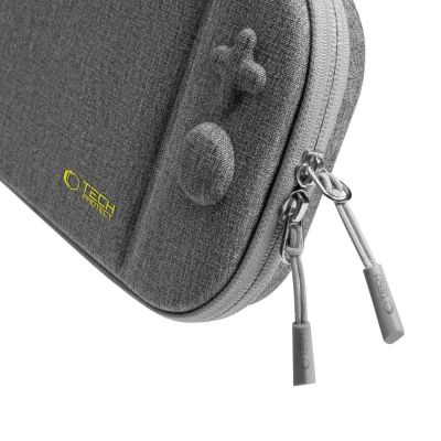 7. Tech-Protect Slim Pouch for Nintendo Switch 2 - Gray