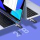 11. Baseus Lite Series USB-A/USB-C 3.0 SD/TF Card Reader - Gray