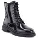 5. Women's leather ankle boots, patent leather, black Big Star UU274613