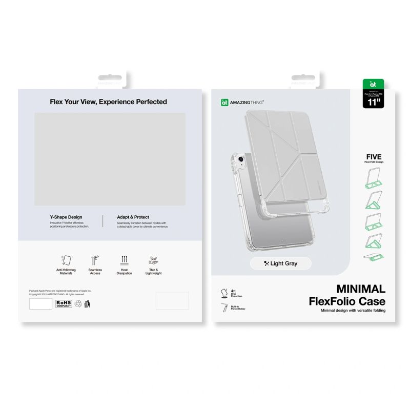 6. AmazingThing Minimal Case for iPad Air 11" M2/M3/M4 (2024/2025/2026) - gray