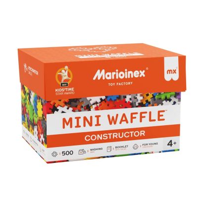 MARIOINEX Mini Waffle Constructor Blocks, 500 pieces
