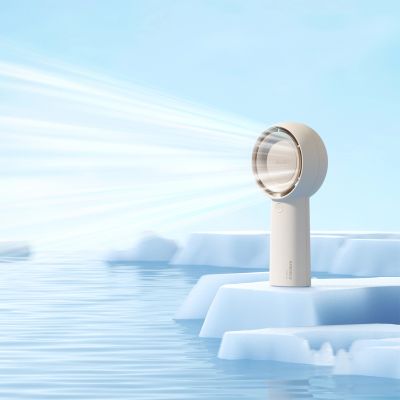 9. Jisulife Handheld Fan Life5 Plus 4000mAh Portable Mini Blower USB Fan - Beige