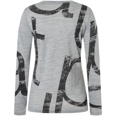 2. SUPER.NATURAL W CAPITAL LOGO LS Long-Sleeve Top Grey