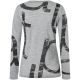 2. SUPER.NATURAL W CAPITAL LOGO LS Long-Sleeve Top Grey