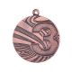 9. Bronze steel medal, third place