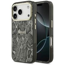 Guess Python Pattern MagSafe Case for iPhone 17 Pro / 18 Pro - Black
