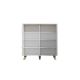 3. Chest of drawers LOTTA 110 4D white + sonoma oak