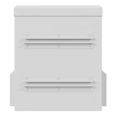 16. WALL-HUNG RACK CABINET 10" HERMETIC IP55 WALL/POLE MOUNTING 320X220X400 GRAY LANBERG (ASSEMBLED)