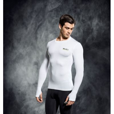 2. SELECT Thermoactive T-shirt 6902 WHITE with thumb hole, LONG SLEEVE