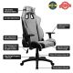 18. Arozzi Soft Fabric | Gaming Chair | Avanti SoftFabric | Light Pilkas Console Gaming Chair Upholstered Seat
