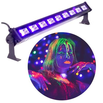 LIGHT4ME LED BAR UV 9 + WHITE LED bar strip 9x3