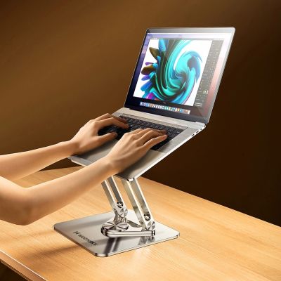 15. Wozinsky WRS-CPY84SS Aluminum Laptop and Tablet Stand + Free Smartphone Stand - Silver