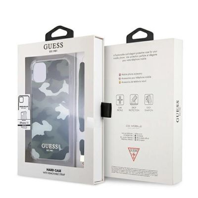 8. Guess GUHCN61KSARKA iPhone 11 6.1" / Xr green/khaki hardcase Camo Collection