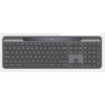 Logitech Signature Slim Solar+ K980 for Business Keyboard Universal RF Wireless + Bluetooth QWERTZ German Graphite