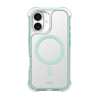 4. LAUT AERO PROTECT mobile phone case 16 cm (6.3") Mint, Transparent