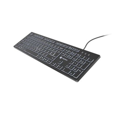 6. NATEC HERRING GLOW US KEYBOARD WHITE BACKLIGHT
