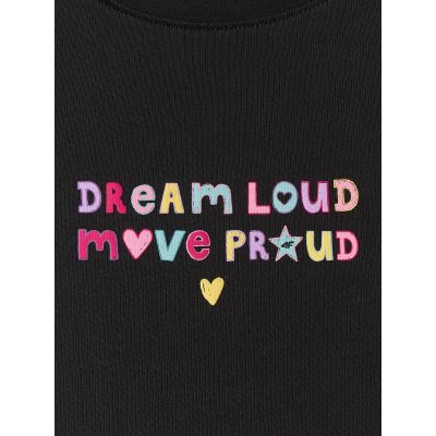 8. Girls' loose T-shirt with print 4F 4FJRSS26TTSHF4137-20S