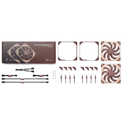 13. NOCTUA 140mm NF-A14x25 G2 PWM Sx2 PP Fan