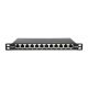 2. Digitus Patch Panel CAT 6A Slim, Shielded, 12-Port, 0.5U, 10", Black