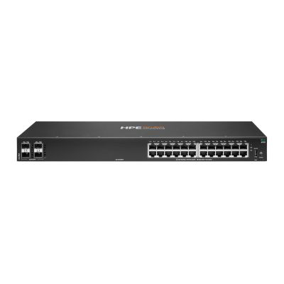 HPE Aruba Networking 6100 24G 4SFP+ Managed L3 Gigabit Ethernet (10/100/1000) 1U Black