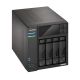 3. NAS Asustor AS6704T; Tower; 4x (3.5" SATA HDD/ 2.5" SSD); Intel Celeron N5105; 4GB DDR4 SODIMM (max. 16GB), 2x 2.5GbE, 4x M.2 2280 NVMe PCIe 3.0, 2x USB 3.2 Gen, 1x HDMI 2.0b, 1x optional 10 GbE card