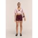 6. CASALL Sublime Folded Hotpants Women's Training Leggings Burgundy