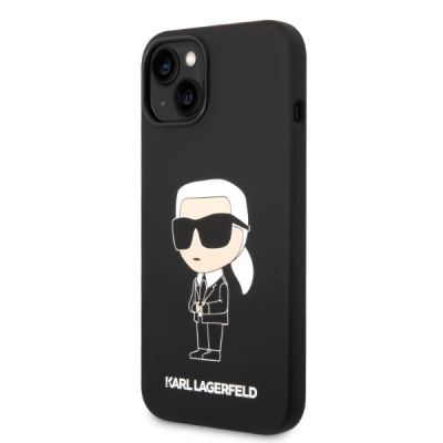 2. Karl Lagerfeld Silicone Ikonik case for iPhone 14 Plus - black