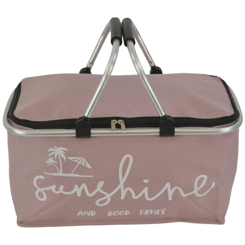18. FOLDABLE THERMAL TRAVEL BASKET 35L REDCLIFFS PINK