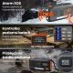 7. Extralink Bluetooth Solar Emergency Radio with Crank Dynamo Powerbank 4000mAh with SOS Flashlight BT-4000 Portable Analog and Digital Black, Orange
