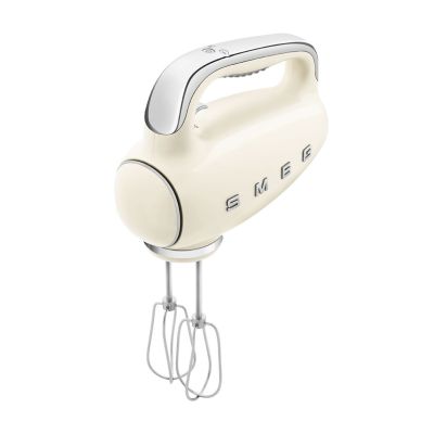 19. Smeg HMF01CREU hand mixer in cream with a retro 1950s style.