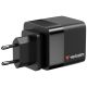 8. Verbatim Gan 65W charger 2xUSB-C PD, 1xUSB-A, retrac. Cable 32217
