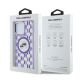 5. Karl Lagerfeld IML Monogram Karl & Choupette Head MagSafe Case for iPhone 15 Pro Max - Purple