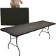 6. CATERING TABLE FOLDABLE INTO A SUITCASE 240x74x74CM 150KG BLACK