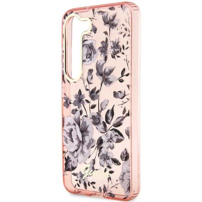 6. Guess GUHCS23MHCFWSP S23+ S916 pink/pink hardcase Flower Collection