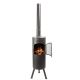 7. BONFEU GARDEN FIREPLACE BONGIANO LP BLACK