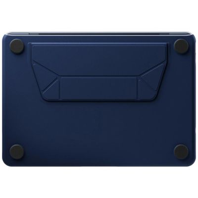 7. Uniq Lyden Versa Case for MacBook Neo - Navy Blue