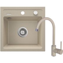 Granite sink with 1-bowl tap ZQZA7103 5908212058763