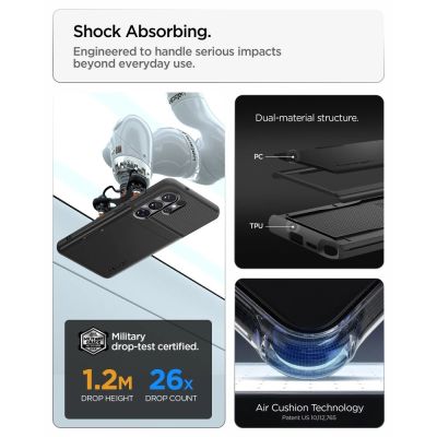 9. Spigen Slim Armor CS Case for Samsung Galaxy S26 Ultra - Black