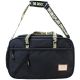 2. BLACK AIRPLANE TRAVEL BAG + WHITE SEMI LINE LETTERING
