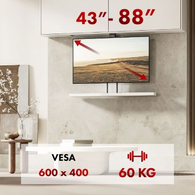 25. MACLEAN ELECTRIC CEILING/FLOOR MOUNT, EXTENDABLE, 43''-88'', VESA 600X400, MAX 60KG, 100-240V AC, 50/60HZ; MC-125
