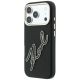 2. Karl Lagerfeld Smooth Big Resin Signature Logo Case for iPhone 18 Pro / 17 Pro - Black