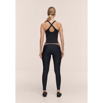 4. CASALL Women's Shaped Block High Waist Tights Training Leggings Black