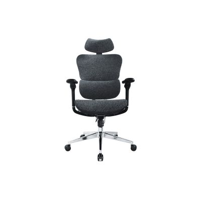 4. Equipment: Ergonomic office chair + headrest/armrests blue/solid Retail
