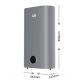 2. Electric boiler LIN LIFVD1SMGY 80L UNIVERSAL gray WiFi